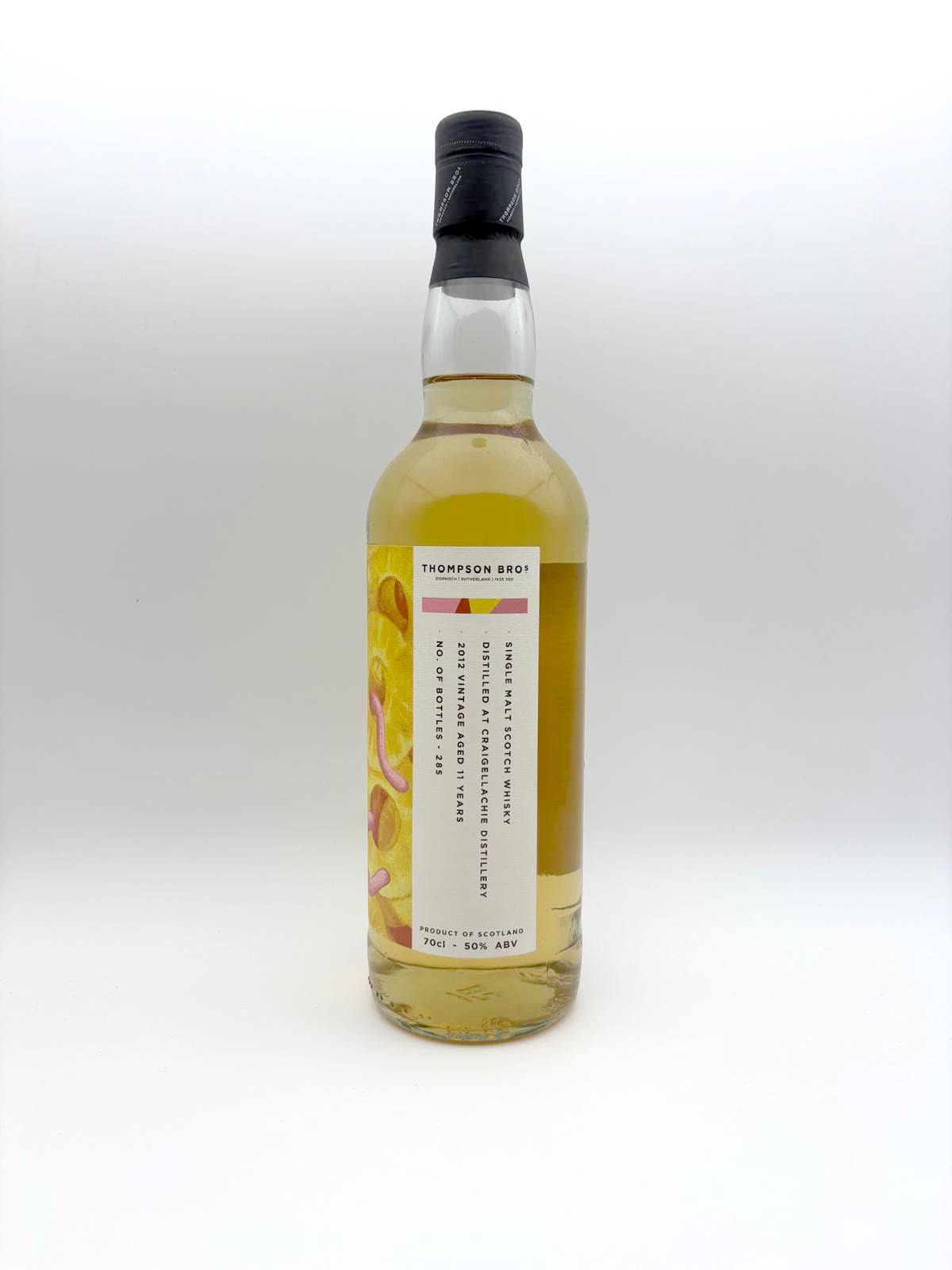 Craigellachie 2012 whisky bottle, view 2