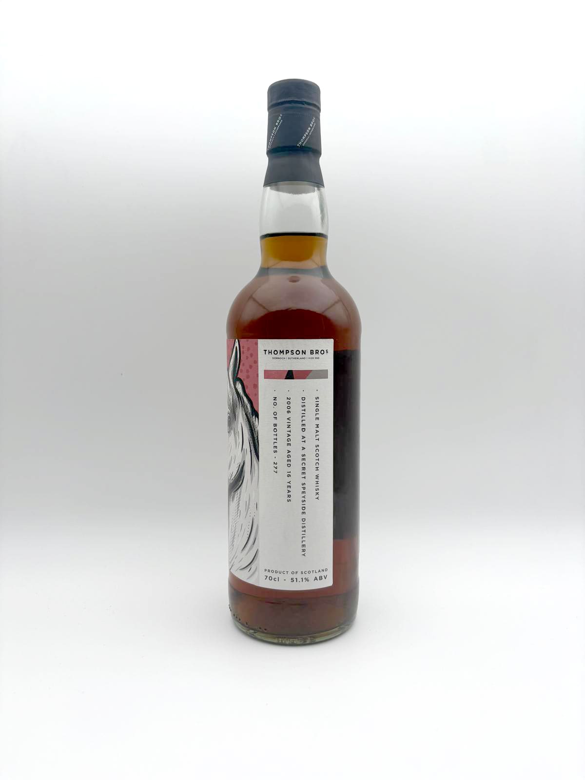 Secret Speyside 2006 (16 Years) whisky bottle, view 2