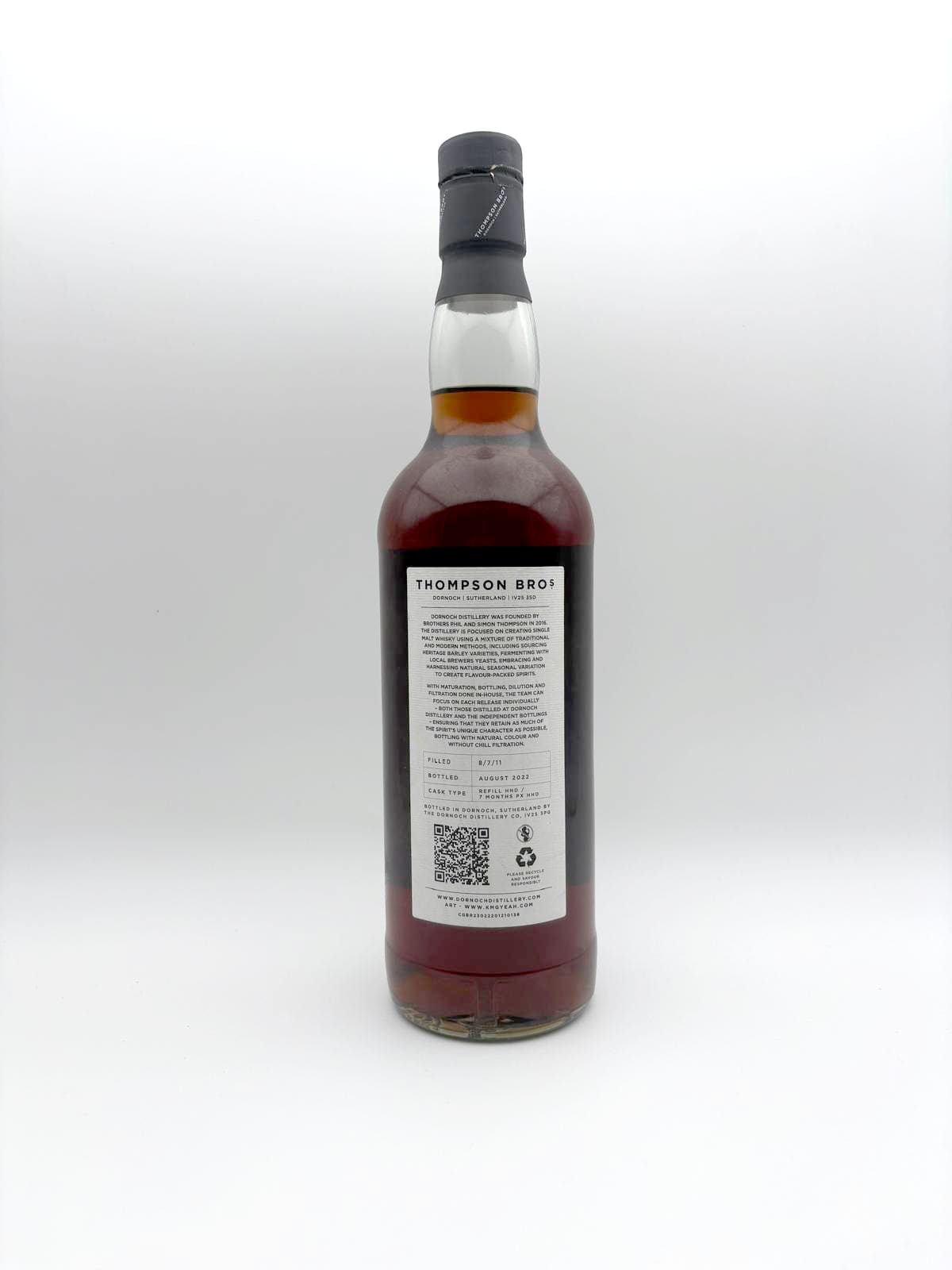 Blair Athol 2011 whisky bottle, view 3