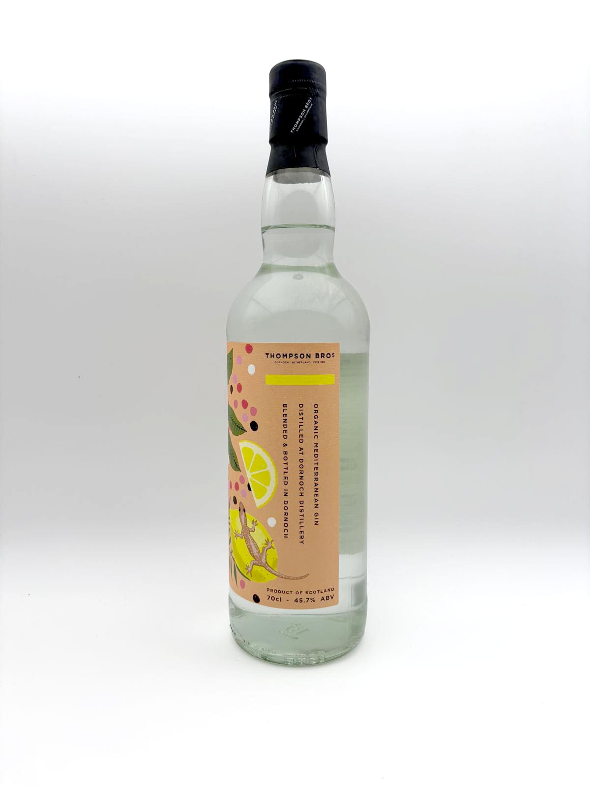 Dornoch Gin whisky bottle, view 2