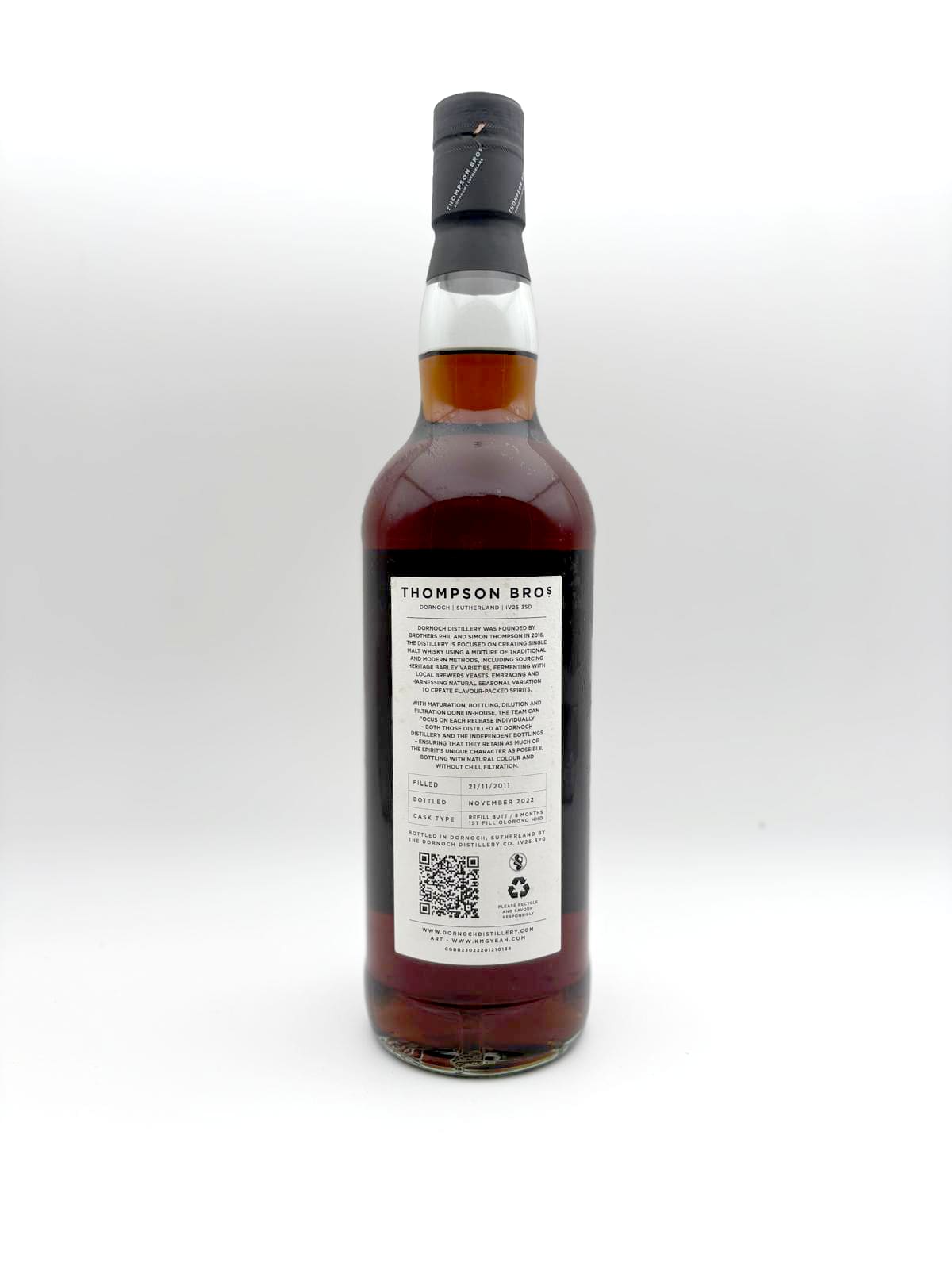 Glenrothes 2011 whisky bottle, view 3